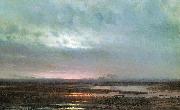 Alexei Savrasov, Sundown over a marsh,